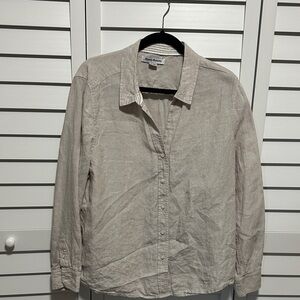 Tommy Bahama Cream Button-Up Shirt